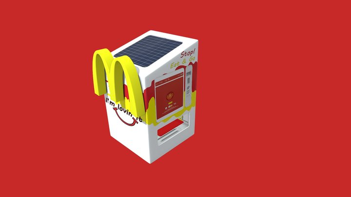 Macdonald Food Machine 3D Model