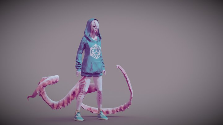 Jellyhybrid 3D Model