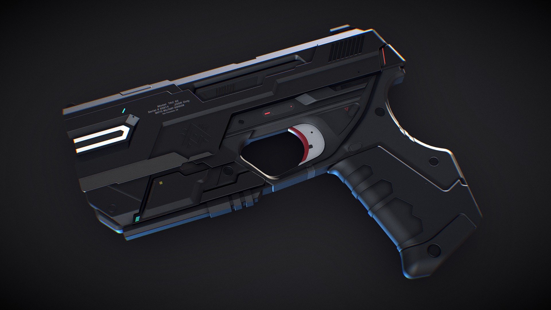 SA Pistol - Buy Royalty Free 3D model by re1monsen [e6f93f5 ...