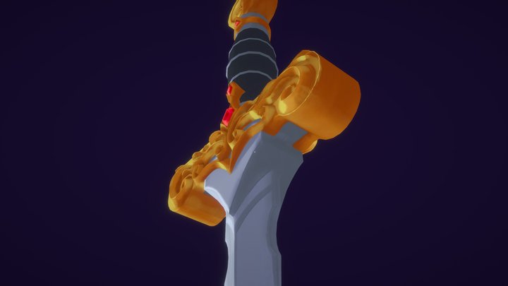 [Student Work]Ouaali Tasnîm, Epic Sword 3D Model