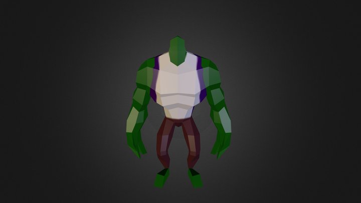 Venom - She Hulk Texture 3D Model
