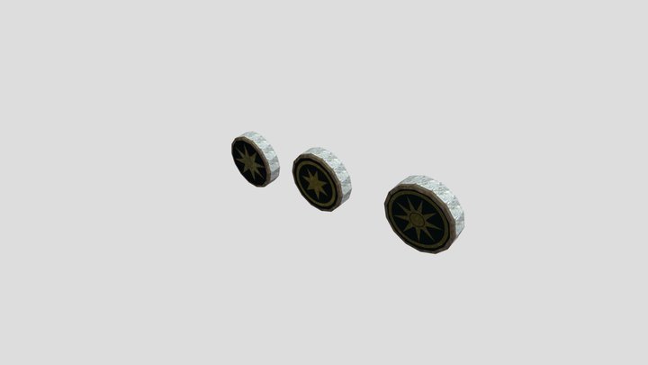 Symbols Circular 3D Model