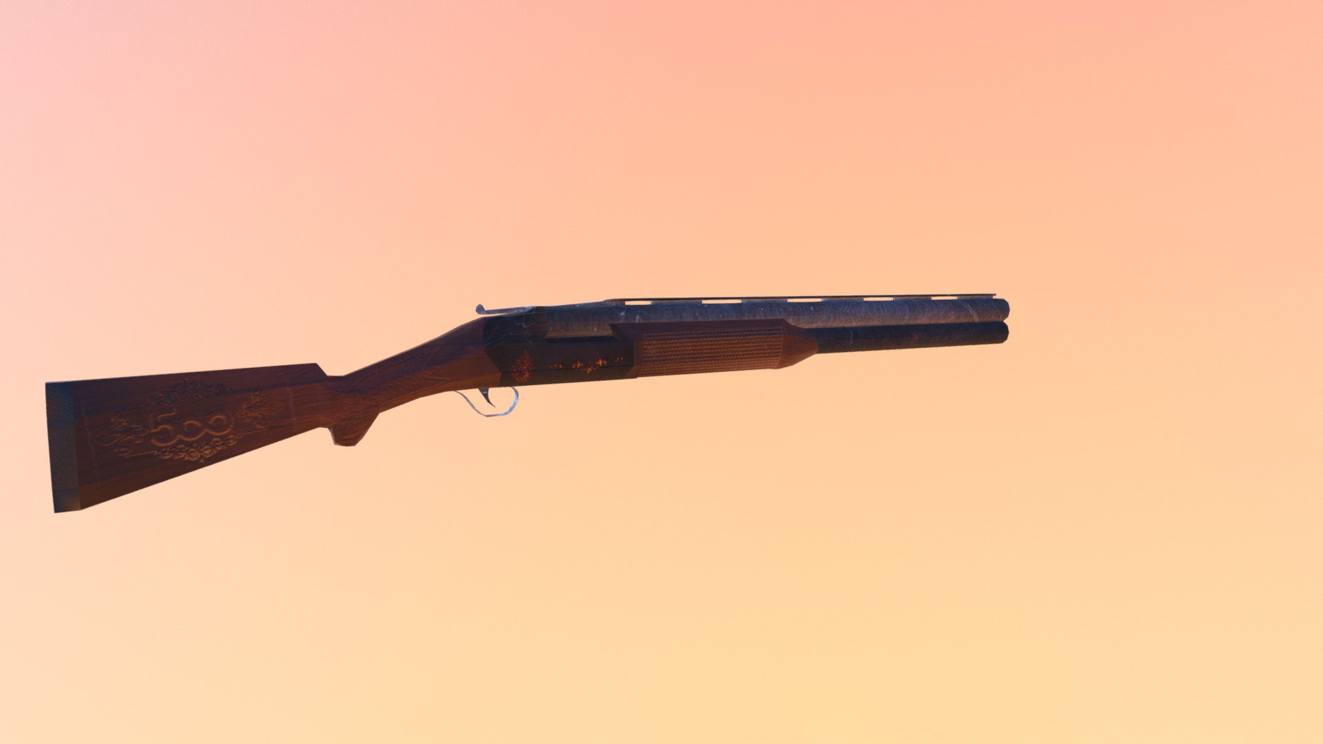 over under shotgun - 3D model by mike3h3 [e6faaa6] - Sketchfab