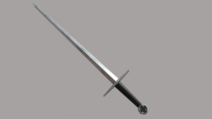 Knights Sword 3D Model