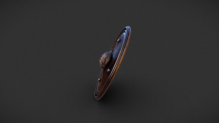 Egyptian Shield 3D Model