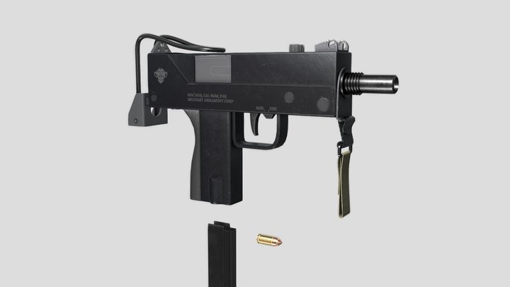 MAC-10 3D Model