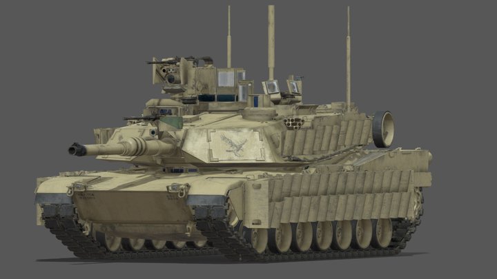 Tank M1A2 SEP2 V1 3D Model 3D Model