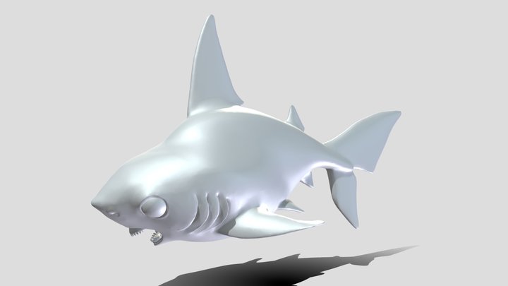 Petty White 3D Model