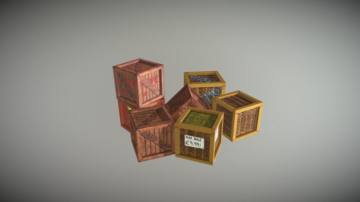 Crate Ultimate 3D Model