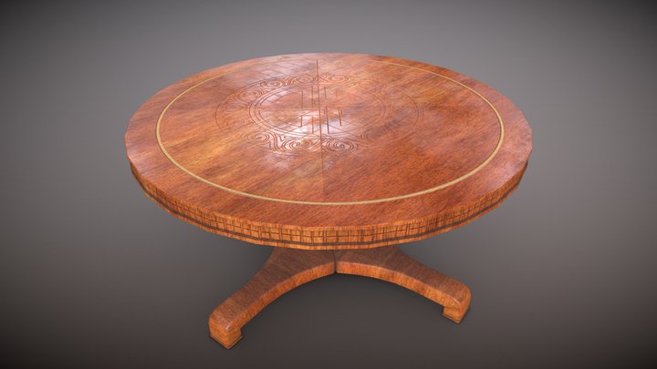 Celtic design - Table 3D Model