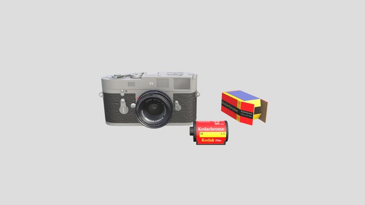 Kodachrome Leica Camera 3D Model