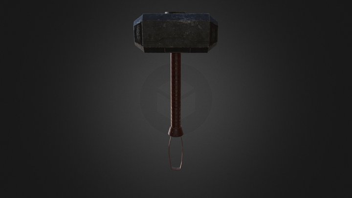 Thor_hammer 3D Model