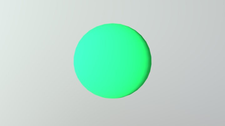 Green Skittle 3D Model
