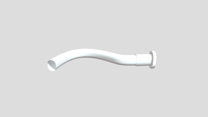 Canula Guedel 3D Model