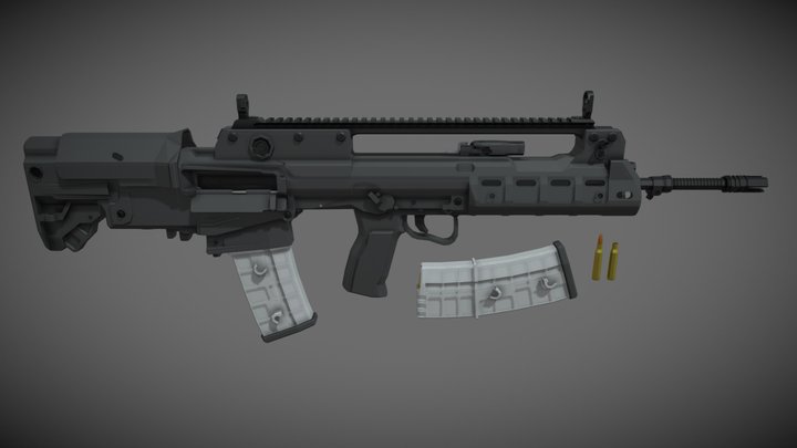 low-poly VHS 2 3D Model