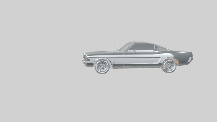 uploads_files_3638242_65_Ford_Mustang_fastback 3D Model