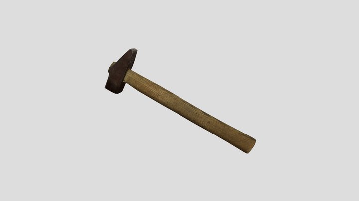 Hammare_retopouppgift 3D Model