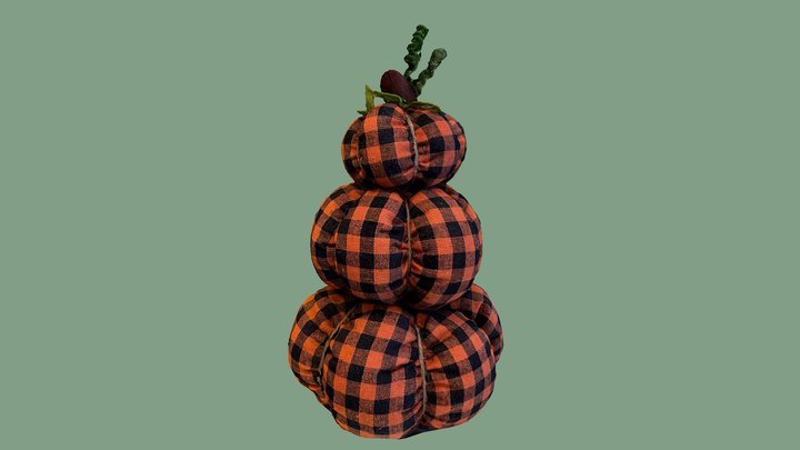 Pumpkin Pillow 3D Model