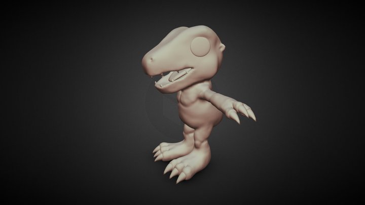 Agumon 3D Model