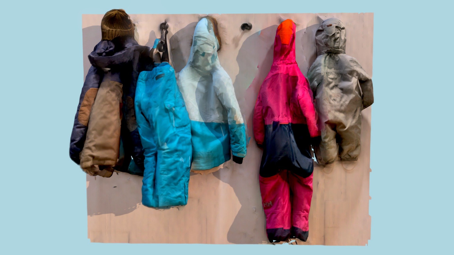 Snow Day: Clothes Drying