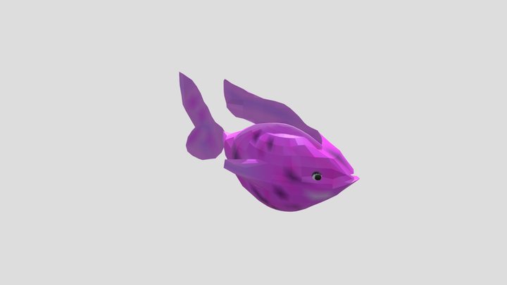 аквариумная рыбка 3D Model