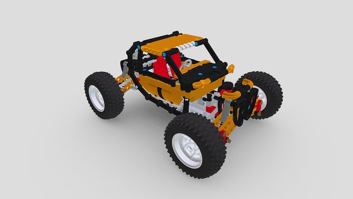 LEGO MOC - Rock Crawler 3D Model