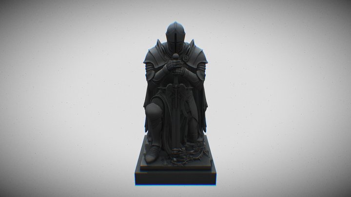 the penitent  Guardian 3D Model