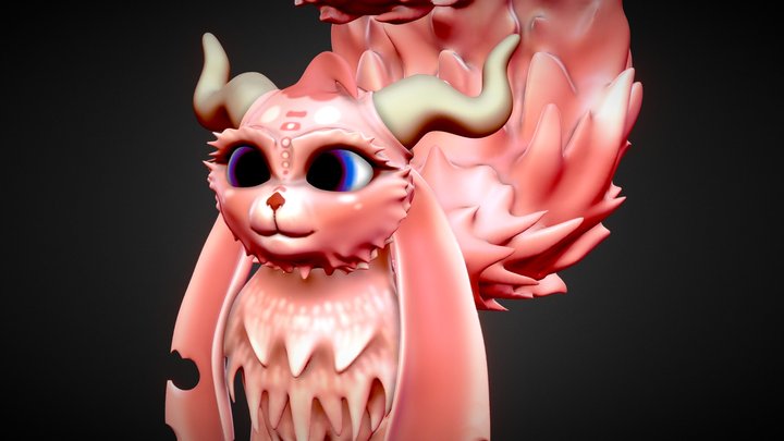 Stylized Monster Sculpt January 2018 3D Model