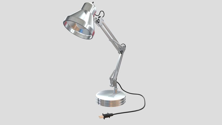 Pivot Desk Lamp 3D Model