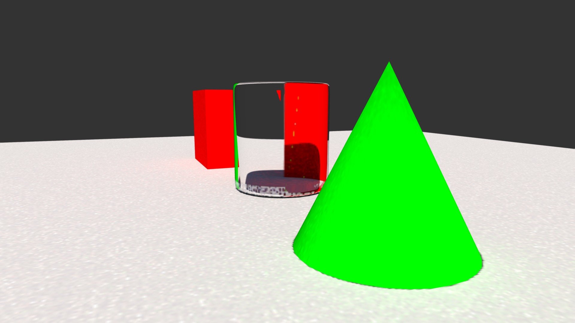 Baked Lighting Glass Test