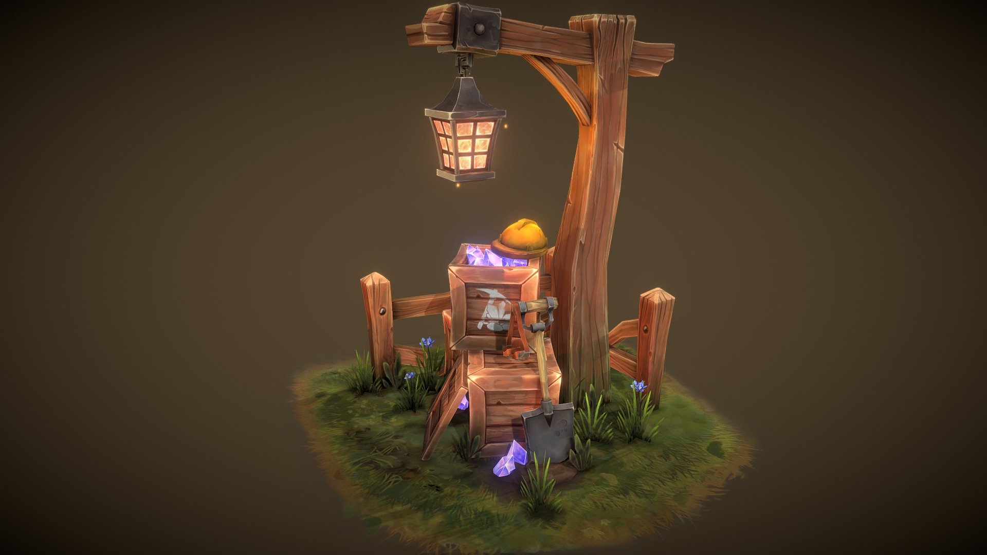 Digging for Treasure [Lit] - 3D model by andrewmelfi [e70b21e] - Sketchfab