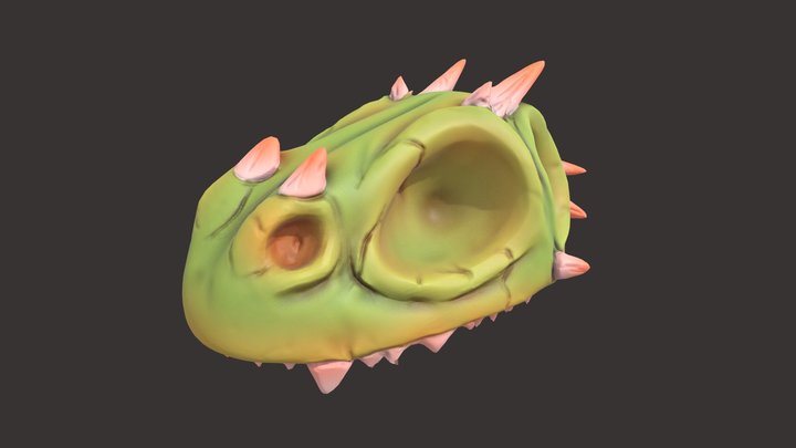 Dragon skull 3D Model