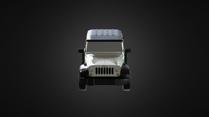Jeep Wrangler Rubicon 2010 3D Model