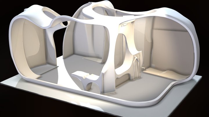 Pop Up Curva Hunyuan – Modello 3D gratuito STL