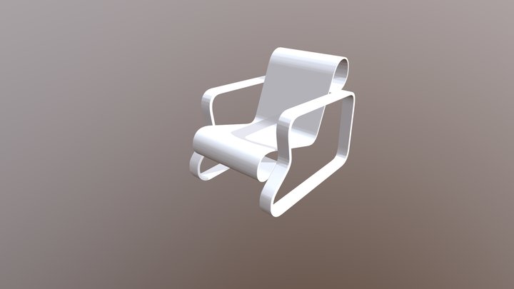 Chair(wave) 3D Model