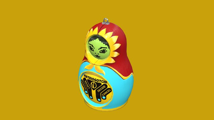 Matriogotchi 3D Model