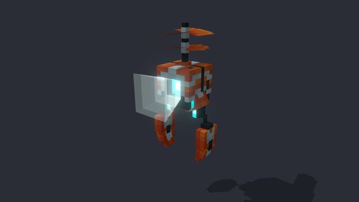 Flying Robot 3D Model