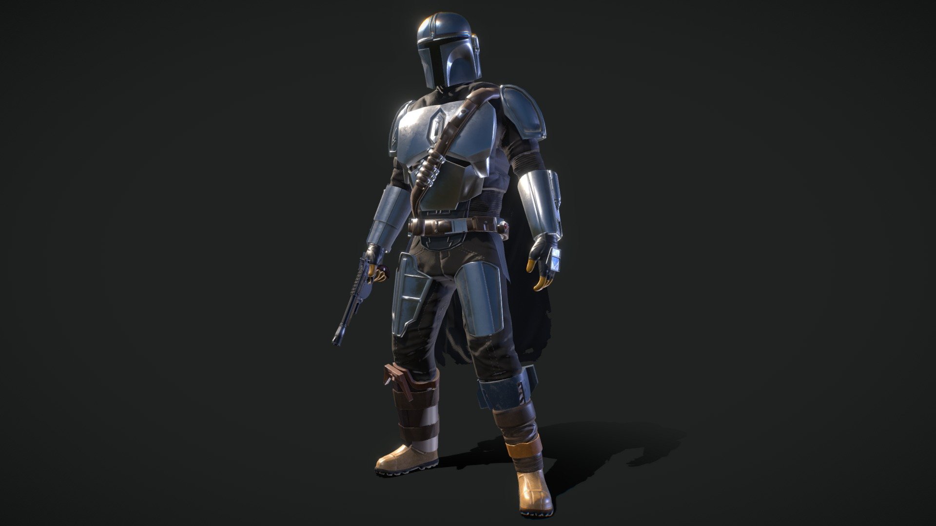 Star Wars The Mandalorian Din Djarin - Download Free 3D model by ...