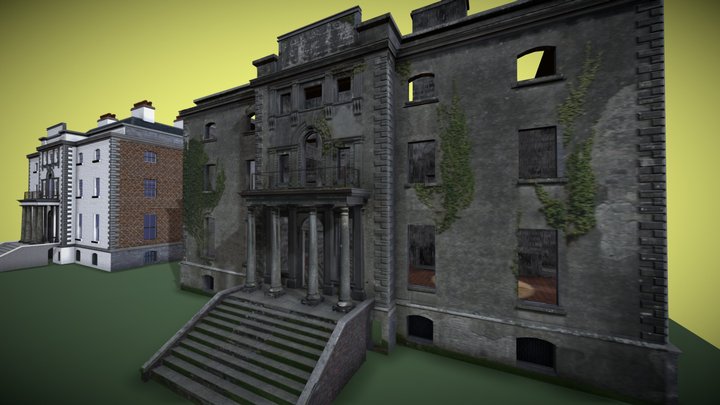 Ruin Mansion FREE 3D Model