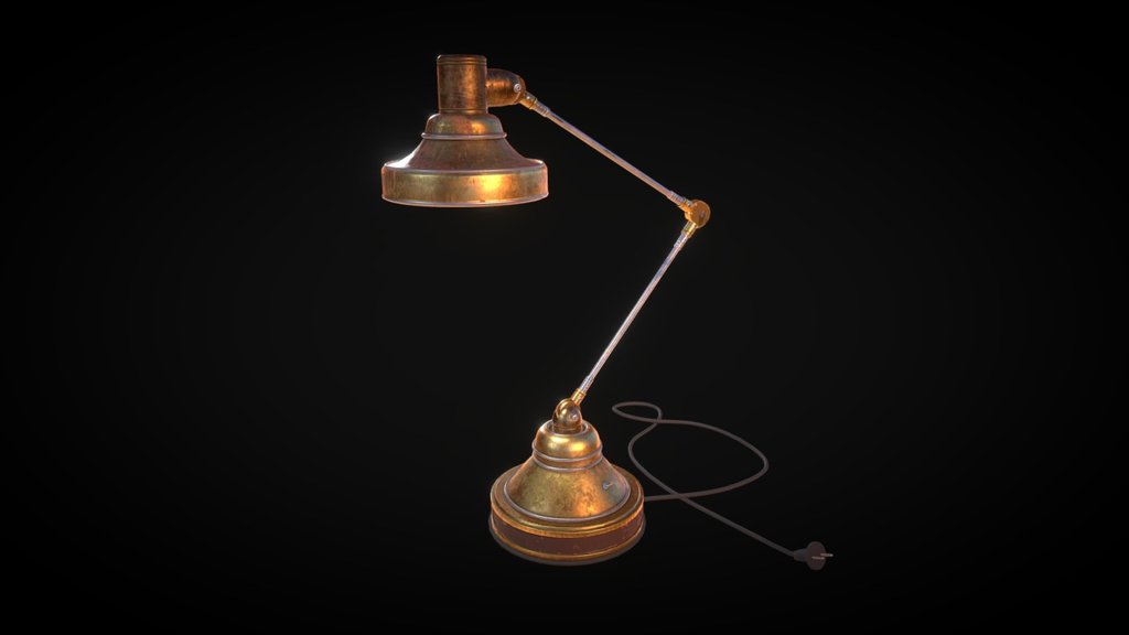 Desklamp - 3D model by DominiqueButtiens [e70dfeb] - Sketchfab