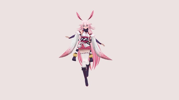 Honkai 3rd Yae Sakura 3D Model