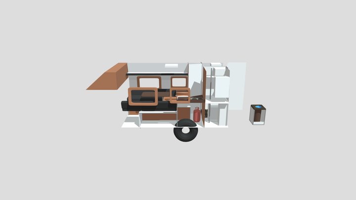 Havul Van Layout 3D Model
