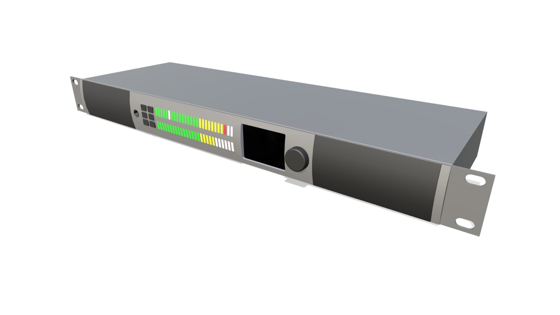 1RU Audio Monitor — Sketchfab embed 3D viewer