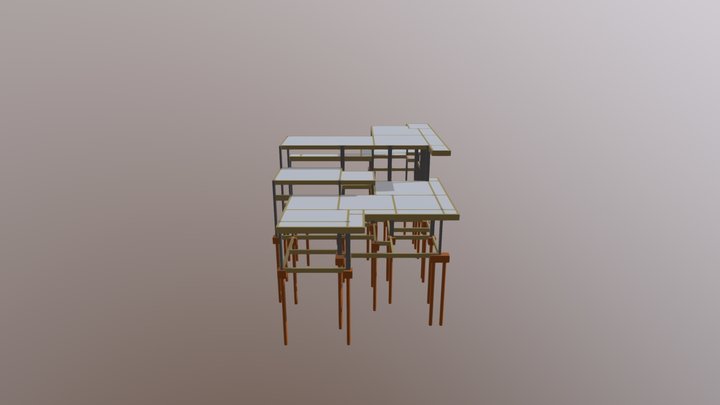 ESTRUTURAL BRUNA E TIARAJU 3D Model