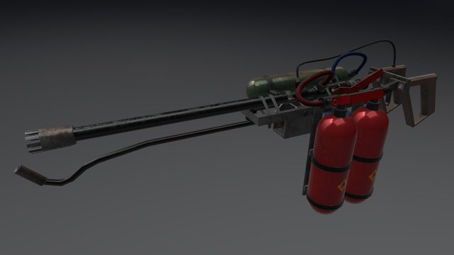 Lance Flammes 3D Model