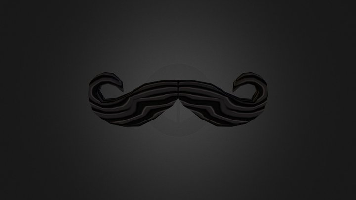 Mustache 3D Model