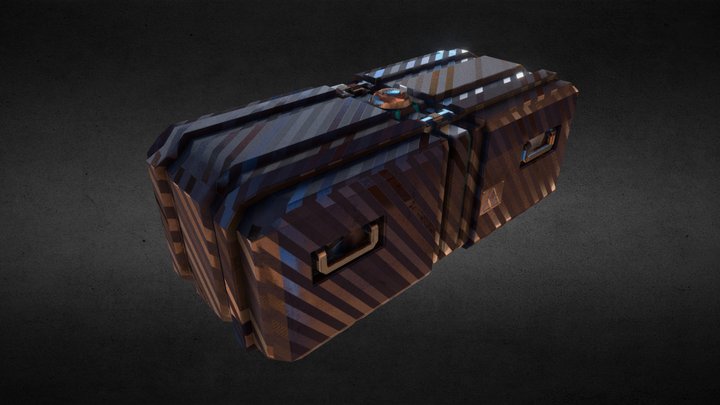 Sci-fi Container 3D Model