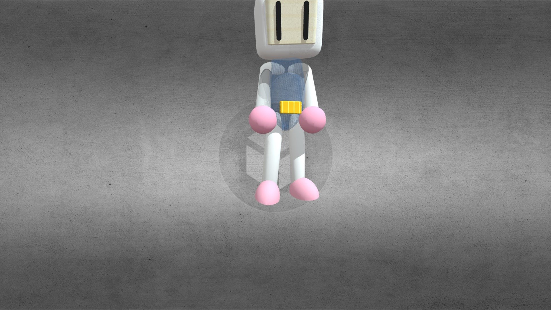 White Bomberman [Shirobon] - Mixamo Rig - Download Free 3D model by ...