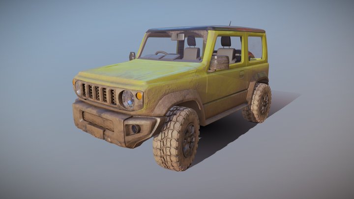 Realtime Offroad Vehicle 3D Model