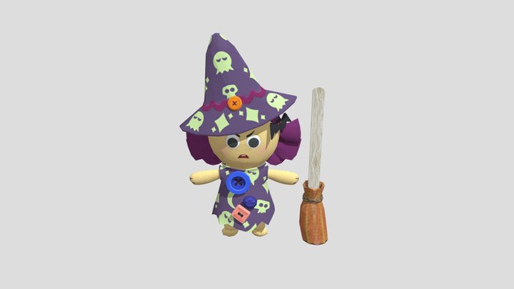 Wii - Toy Story 3 - Dolly Scary Witch 3D Model